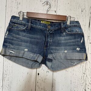 Hollister Dark Blue Jean Shorts